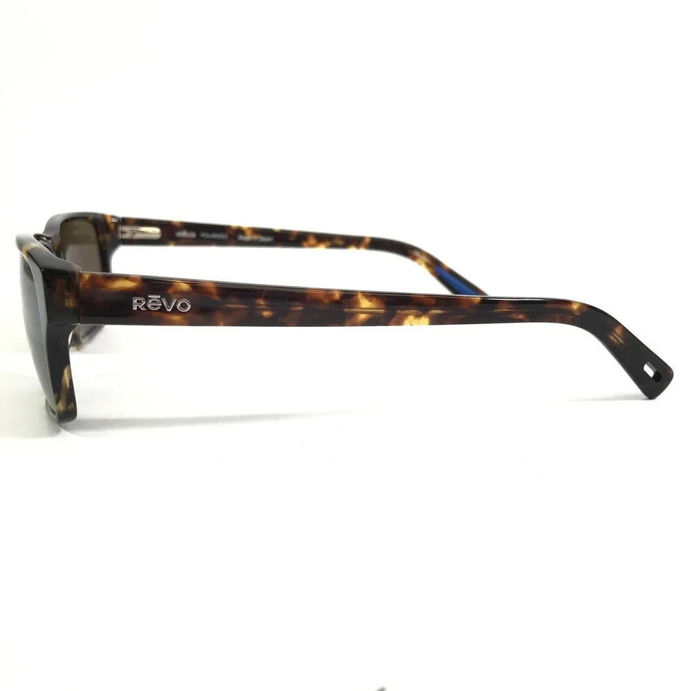 Revo Sunglasses FINLEY RE 1112ECO Tortoise Square W/ Gray Polarized Lenses